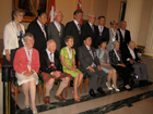 Betty Hopkins (LEAF-MB Chair) recieves The Order of Manitoba